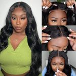 Uveous 26 Inch Body Wave HD Lace Closure Wig: Wear and Go Glueless Wig with 5x5 Closure - Pre Plucked, Pre Cut, and Beginner-Friendly Human Hair Wig