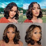 Radiant Brunette Bliss: YASGRL 12" Brown Highlight HD Lace Wig for Effortless Elegance