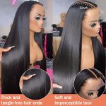 28 Inch 13x6 Full Lace Front Human Hair Wig - 12A Grade Brazilian Virgin Hair for Black Women