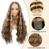 WIGER's Long Ombre Blonde Wavy Wig - Realistic Hairline for Gorgeous Confidence