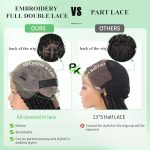 46" Twist Braided Lace Front Wig - Protective Hairstyle with Natural Hairline and Stunning Braided Design