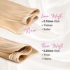 REECHO Beach Wave Clip in Hair Extensions – Achieve Perfect Waves with 5PCS 24" Dark Ash Blonde Extensions for Luxurious Volume and Natural Softness