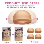 Hair Wax Stick, Lace Band, Caps, Comb, Brush - 9 PCS