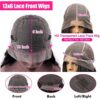 Rose Sister 13x6 Body Wave Lace Front Wigs - 28 Inch Human Hair Marvel with 180% Density and HD Transparent Lace