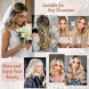 20-Inch Hair Extensions: Natural Wavy, Clip-in, Heat Resistant Fiber