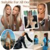 Transform Your Look with 26-Inch Dark Chocolate Brown Synthetic Drawstring Ponytail Extension - Natural Softness for Effortless Style