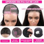24 Inch Body Wave Lace Front Wigs - Easy Wear and Go, Glueless Human Hair Wig for Effortless Style