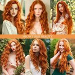 28 Inch Long Wavy Ginger Orange Wig – Your Timeless Style Companion