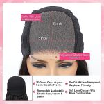 Wear and Go Glueless Straight Lace Front Wigs - Effortless Elegance in 3 Seconds for Black Women!