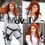 Long Wavy Brown Wig - Natural Heat Resistant Synthetic Ginger Wig for Women, Perfect for Cosplay, Costume, and Halloween Parties