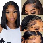 14Inch 12A Brazilian Short Bob Wig - Perfect for Effortless Elegance