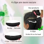 Sunny Headband Hair Extensions - Natural Wavy 20-Inch Dark Brown Hair Extensions with Secure Clips and Adjustable Fit