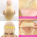 613 Wear and Go Blonde Glueless Wig - Pre Plucked 4x4 Lace Closure Human Hair for Quick and Stylish Transformations