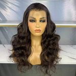 Ombre Brown Long Wavy Lace Front Wig - #2/30 Highlight, Natural Hairline, and Futura Heat Resistant Magic! 🌟✨