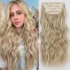 XIXIBI Clip-in Hair Extensions – Luxurious Ash Blonde Locks in Minutes
