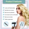 Abellee's 26-Inch Blonde Wavy Wig – Realistic Lace Front, Comfortable Fit, and Versatile Style