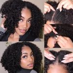 Upgrade Your Style with Ease: V Part Kinky Curly Wigs