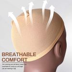 Seamless Style Mastery: 4 Flesh-Colored Wig Caps - Easy to Wear, Perfect for Halloween and Christmas Parties