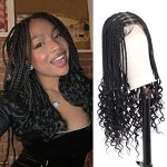 Transform Your Look with 24" Lace Front Square Knotless Box Braided