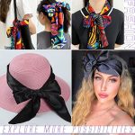 3Pcs Satin Edge Laying Scarf: Versatile Silk Headband for Hair Wrapping, Yoga, Sport