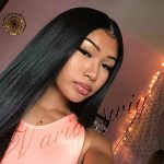 Variouswig 24 Inch Black Natural Lace Front Synthetic Wig - Unleash Your Daily Style with Long, Soft, and High-Temperature Resistant Straight Hair