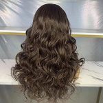 Ombre Brown Long Wavy Lace Front Wig - #2/30 Highlight, Natural Hairline, and Futura Heat Resistant Magic! 🌟✨