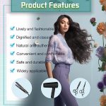 Synthetic Lace Front Wig 26 Inch, Long Black Wig for Women