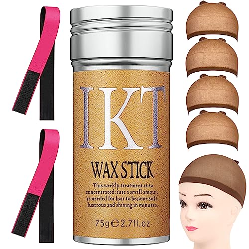 SPRINGSUGAR 7 Pcs Hair Wax Stick Kit - Effortless Styling and Perfect Wig Accessories for a Seamless Look