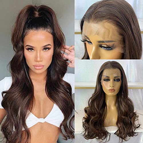 Millsy Ombre Brown Synthetic Lace Front Wigs - Effortless Elegance for Everyday and Special Occasions