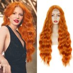 28 Inch Long Wavy Ginger Orange Wig – Your Timeless Style Companion