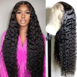 Dive into Effortless Elegance with 24-Inch Water Wave Lace Front Wigs – HD Transparent Lace for a Natural Look