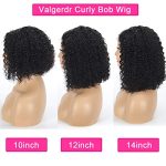 12 Inch Curly Bob Wig - 180% Density for a Full and Thick Look