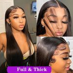 Straight Lace Front Wigs - 13x4 HD Lace, 150% Density, and Baby Hair Magic