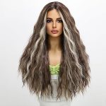 Experience the Ultimate Confidence Boost with Smilco Synthetic Lace Front Wigs: HD Lace, 26-Inch Long Curly Hair