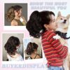 HSLHDI Short Curly Claw Clip Ponytail Extension - Effortless Elegance for Daily Use and Special Occasions