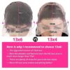 13x6 Deep Wave Lace Front Wigs - 26 Inch Human Hair Marvel with 180% Density and HD Transparent Lace