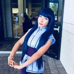 Hair Cap+32Inch/80cm Dark Blue Wig