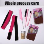 10 Pcs Wig Kit with Skin-Friendly Hair Wax, Snug Wig Caps, and Flexible Bands for Lace Front Wigs