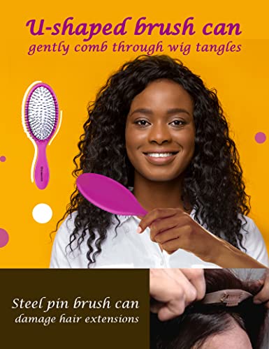 Ultimate 7-Piece Wig Brush Comb Set: Perfect for Lace Fronts