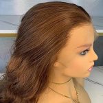 Elevate Your Style with YYsoo Highlight Brown Lace Front Wigs - Futura Fiber Magic for Stunning Daily Looks