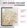 Clip In Hair Extensions,6PCS Hair Extensions Long Mermaid Waves Wavy Synthetic Clip On Hairpiece For Women 24 Inch (Cool Blonde)