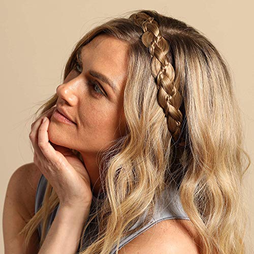 Madison Braids Butterfly Headband - Your Style with a Natural Looking Dirty Blonde Synthetic Hair Extension