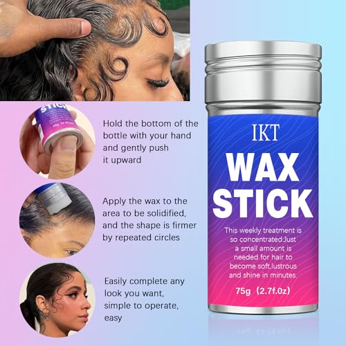Unlock Effortless Style with Hair Wax Stick - Easy, Soft, and Portable Styling for Irresistible Hair