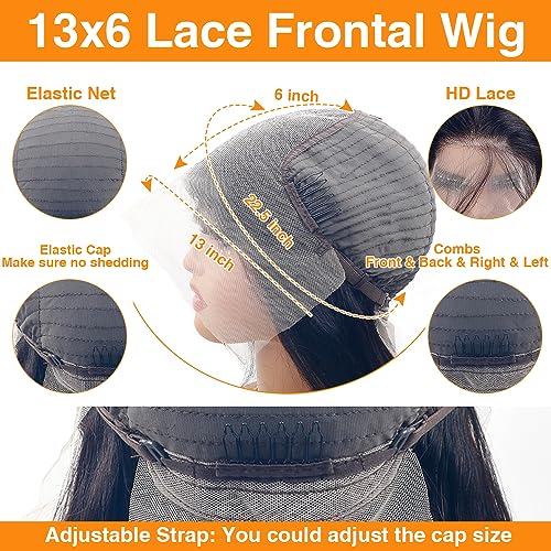Transform Your Look with 13x6 HD Glueless Straight Lace Front Wig