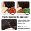 SARLA Ombre Invisible Wire Hair Extension - Adjustable Wavy Curly Hairpiece, Perfect for Effortless and Damage-Free Hairstyles