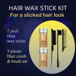 MULAFEE 2 Pack Hair Wax Stick Kit - Effortless Styling for Perfect Hair Every Time