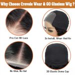 Wear and Go Glueless Bob Wigs - Pre Plucked, Pre Cut, 4x4 HD Lace Closure for Instant Style