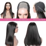 ORIGINAL QUEEN 12-Inch Wear & Go Glueless Bob Straight Wig - Quick and Easy Beauty for Busy Women