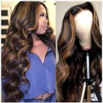 Radiant Glow 1/30 Ombre Honey Blonde 26 Inch Lace Front Wig - Effortless Elegance, Breathable Comfort