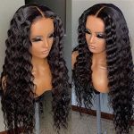 Glamorous Black Body Wave Lace Front Wig - Perfect for Daily Wear and Special Occasions, 20 Inch Heat Resistant Synthetic Wig with Middle Par
